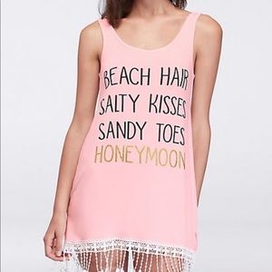 Honeymoon bathing suit coverup dress